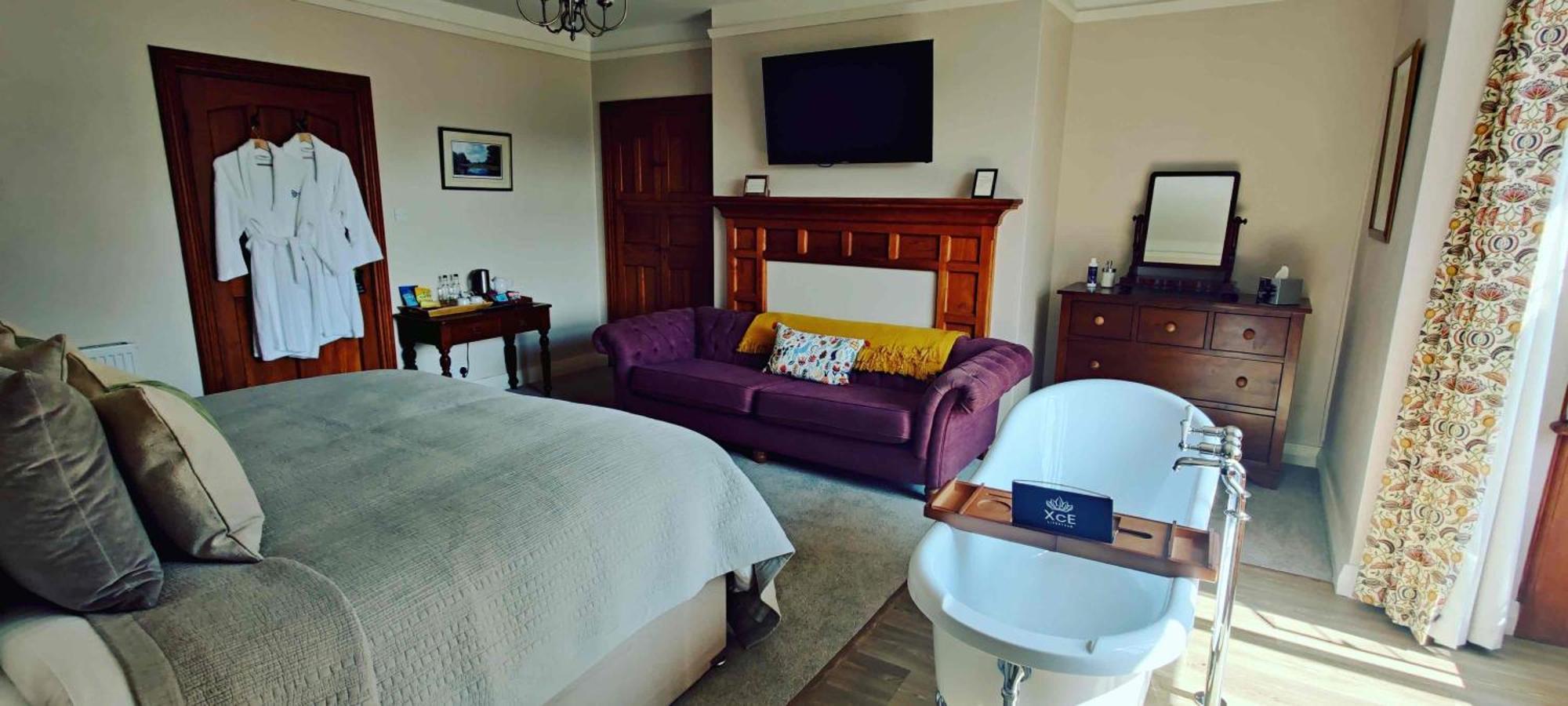 Luxury Bed And Breakfast At Bossington Hall In Exmoor, Somerset Porlock Quarto foto